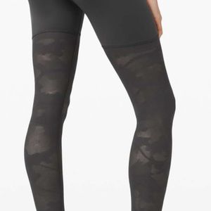 Lululemon sheer high rise camo “28 leggings